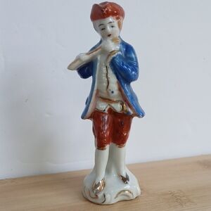 VTG Porcelain Colonial Piper Made in Occupied Japan 4"Ht